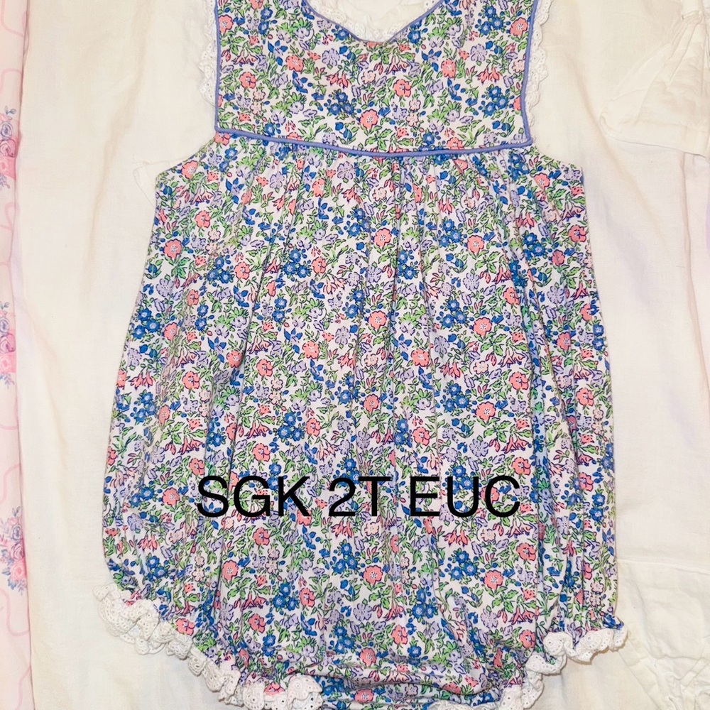 Floral Kids One Piece